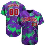 Custom 3D Music Festival Baseball Jersey - Personalized Design for Music Lovers Personalized 3D Music Festival Baseball Jersey