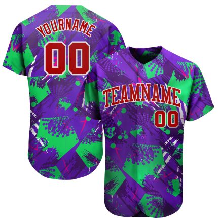 Custom 3D Music Festival Baseball Jersey - Personalized Design for Music Lovers Personalized 3D Music Festival Baseball Jersey