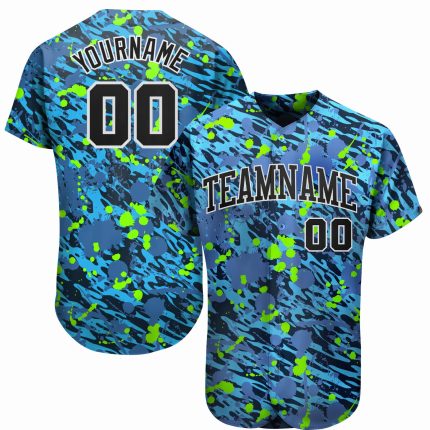 Custom 3D Music Festival Baseball Jersey - Personalized Design for Music Lovers Personalized 3D Music Festival Baseball Jersey