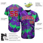 Custom 3D Music Festival Baseball Jersey - Personalized Design for Music Lovers Personalized 3D Music Festival Baseball Jersey