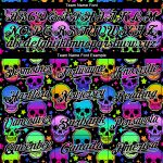 Custom Name and Number Multicolored Halloween Skulls 3D Pattern Baseball Jersey Personalized 3D Pattern Bright Multicolored