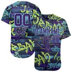 Personalized 3D Abstract Graffiti Baseball Jersey - Authentic Custom Design Jersey Personalized 3D Pattern Design Abstract