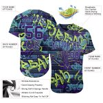 Personalized 3D Abstract Graffiti Baseball Jersey - Authentic Custom Design Jersey Personalized 3D Pattern Design Abstract