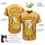 Personalized Authentic Baseball Jersey Custom Name and Number with 3D Pattern Design, Lets Drink Team Apparel Personalized
