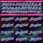 Custom 3D Pattern Baseball Jersey - Authentic Design with Personalized Lines Personalized 3D Pattern Design Lines Authentic