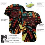 Custom Name and Number Authentic 3D Pattern Baseball Jersey - Personalized Team Gear Personalized 3D Pattern Design Lines