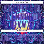 Custom Name and Number Psychedelic Magic Mushrooms Baseball Jersey 3D Pattern Design Over Sacred Geometry Personalized 3D