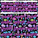 Personalized Psychedelic Magic Mushrooms 3D Pattern Baseball Jersey - Authentic Design Personalized 3D Pattern Design Magic