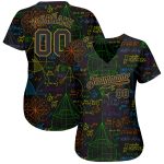 Custom Name and Number 3D Pattern Design Math Baseball Jersey - Personalized Team Apparel Personalized 3D Pattern Design