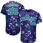 Personalized Music Festival Baseball Jersey with 3D Pattern Design Personalized 3D Pattern Design Music Festival Authentic
