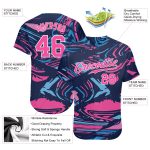 Custom Name and Number Authentic Baseball Jersey - Personalized 3D Pattern Design Sport Jersey Personalized 3D Pattern Design