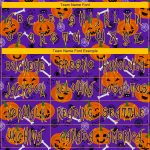 3D Pattern Halloween Pumpkins Long Sleeve T-Shirt - Personalized Performance Tee Personalized 3D Pattern Halloween Pumpkins
