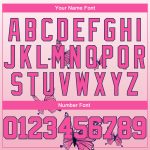 Breast Cancer Awareness Month Personalized 3D Pink Ribbon Butterflies Womens Baseball Jersey Personalized 3D Pink Ribbon