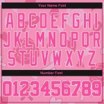 3D Pink Ribbon Breast Cancer Awareness Womens Custom Baseball Jersey with Name and Number - Support Health Care Personalized