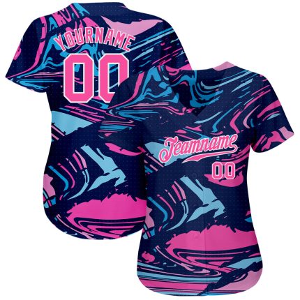 Customizable 3D Baseball Jersey for Sports Fans - Personalized Team Apparel Personalized 3D Sport Baseball Jersey