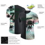 3D Personalized Tropical Palm Leaves Performance T-Shirt for Men and Women Personalized 3D Tropical Hawaii Palm Leaves Performance
