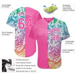 Personalized 3D Tropical Palm Leaves Jersey for Men and Women - Baseball Style Personalized 3D Tropical Palm Leaves Baseball