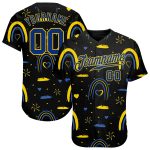 Custom 3D Ukrainian Flag Baseball Jersey - Glory To Ukraine Apparel Personalized 3D Ukrainian Flag Colors Glory To Ukraine