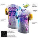 Custom 3D Watercolor T-Shirt for Performance Offers Unique Style and Comfort Personalized 3D Watercolor Performance T-Shirt