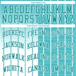 Personalized Aqua Basketball Jersey Sublimation Suit Round Neck for Ultimate Comfort and Style Personalized Aqua Aqua-White