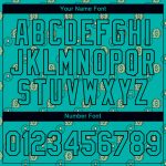 Personalized 3D Dollar Sign Performance T-Shirt - Aqua Black Money Theme Shirt Personalized Aqua Black 3D Dollar Sign Money