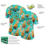 Personalized Aqua Black 3D Pineapple T-Shirt for Hawaii Style Performance Personalized Aqua Black 3D Hawaii Style Pineapple