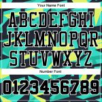 Personalized Basketball Jersey Round Neck Aqua Black Neon Green Sublimation Suit Personalized Aqua Black-Neon Green Round