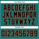 Custom Aqua Black-Orange Sleeveless Baseball Jersey for Sports Teams and Fans Personalized Aqua Black-Orange Sleeveless Baseball