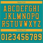 Custom Name Number Aqua Gold Black Mesh Football Jersey Personalized Authentic Team Personalized Aqua Gold-Black Mesh Authentic