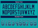 Custom Name and Number Aqua Navy White Mesh Drift Football Jersey - Personalized Team Jersey Personalized Aqua Navy-White