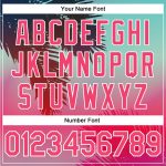 Custom Name and Number Hawaii Palm Leaves Baseball Jersey - Personalized Aqua Neon Pink-White 3D Pattern Design Personalized