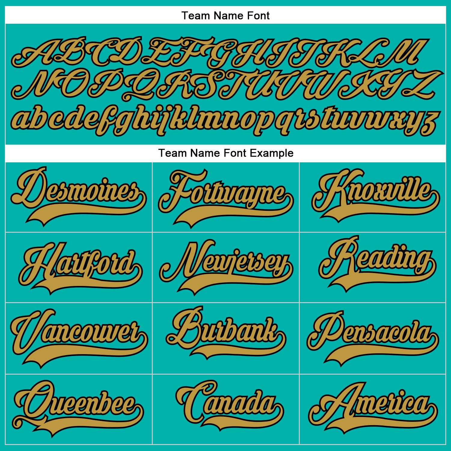 Personalized Aqua Old Gold-Black Hockey Lace Neck Jersey Team Custom Name and Number Custom Name and Number Hockey Jersey - Aqua Old Gold Black Lace Neck Team Jersey Personalized Aqua Old Gold-Black Hockey - Image 4