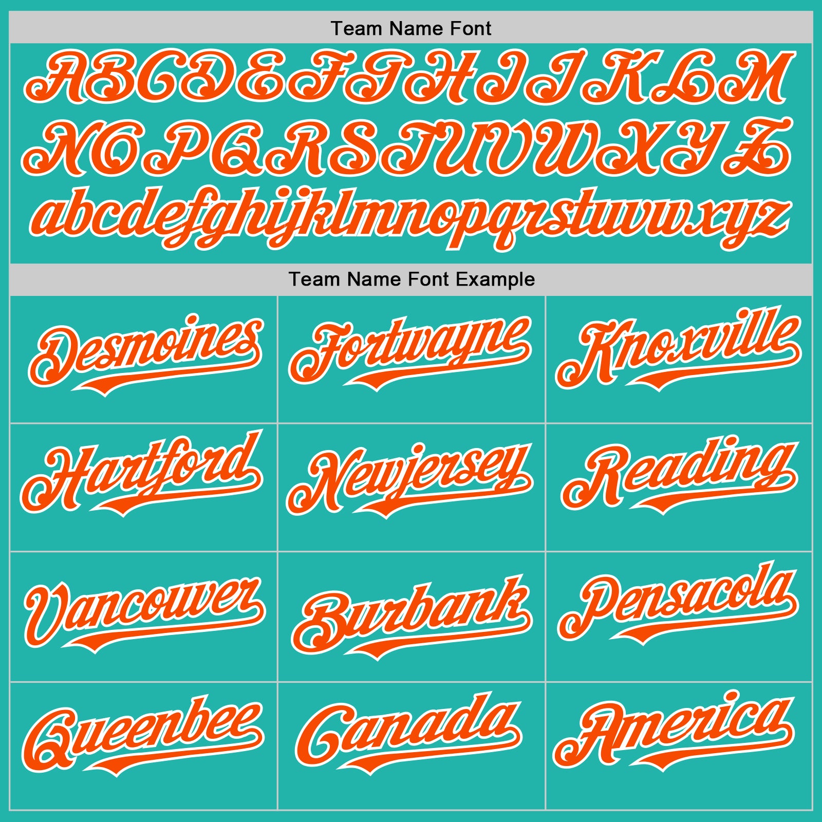 Custom Aqua Orange-White Baseball Jersey for Men and Women - Personalized Sports Apparel Personalized Aqua Orange-White Line - Image 4