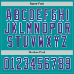 Custom Aqua Purple White Hockey Jersey - Personalized Sports Apparel Personalized Aqua Purple-White Hockey Jersey
