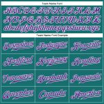 Personalized Baseball Jersey in Aqua Purple White - Sleeveless Design Personalized Aqua Purple-White Sleeveless Baseball