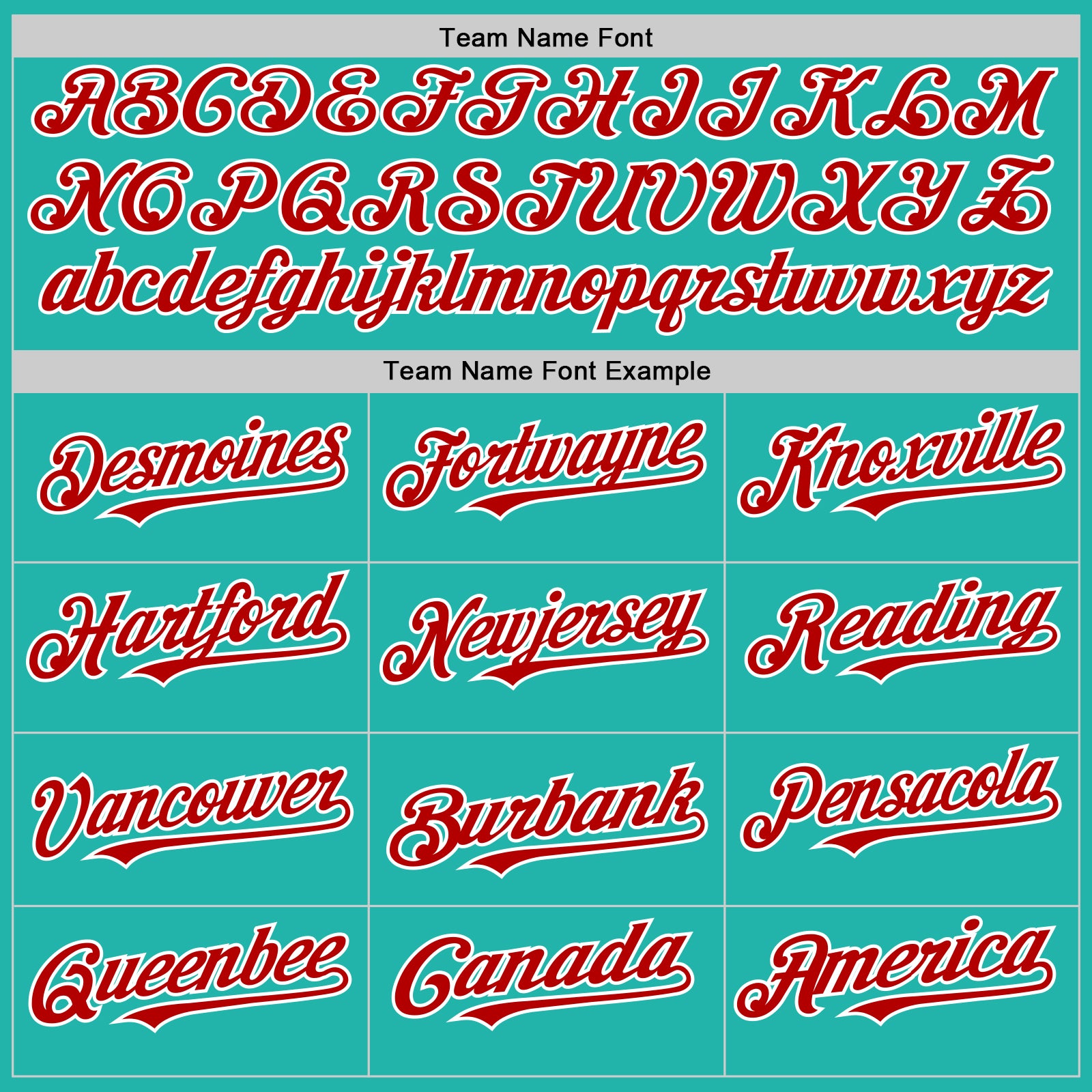 Personalized Aqua Red-White Line Authentic Baseball Jersey Team Custom Name and Number Personalized Custom Team Authentic Baseball Jersey with Aqua Red-White Lines | Name & Number Included Personalized Aqua Red-White - Image 4