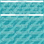 Personalized Aqua Teal White 3D Baseball Jersey - Custom Team Apparel, Unique Sports Wear Personalized Aqua Teal-White 3D
