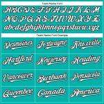 Customizable Aqua White-Black Authentic Baseball Jersey for Personalized Style and Comfort Personalized Aqua White-Black