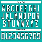Custom Name and Number Personalized Hockey Jersey - Aqua White and Black Lace Neck Design Personalized Aqua White-Black Hockey