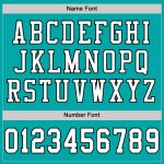 Personalized Authentic Football Jersey in Aqua White-Black Mesh for Ultimate Fan Gear Personalized Aqua White-Black Mesh