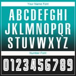 Custom Name and Number Fade Fashion Soccer Jersey - Personalized Aqua White-Black Sublimation Long Sleeve Uniform Personalized