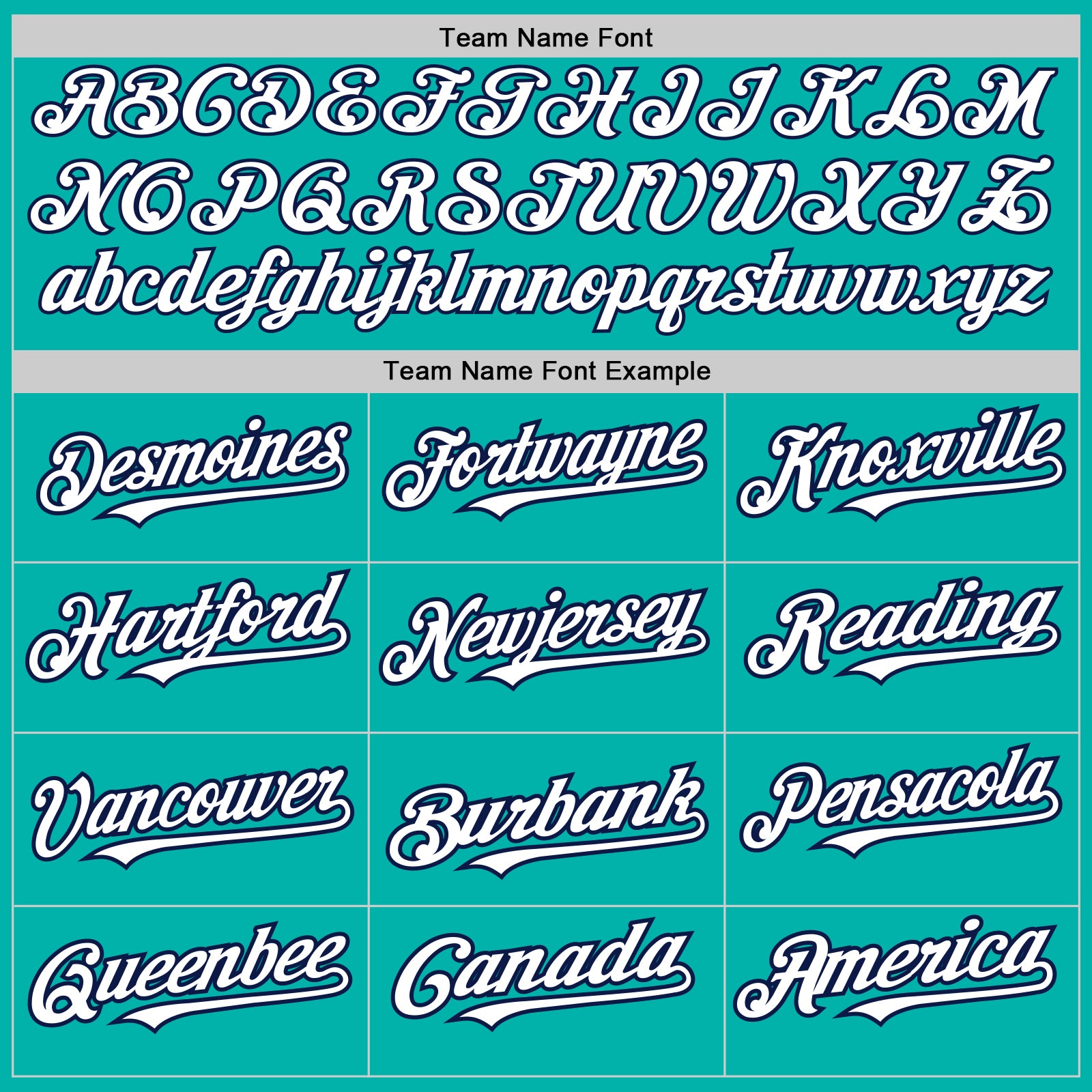 Personalized Baseball Jersey in Aqua White-Navy - 3 Color Arm Shapes Personalized Aqua White-Navy 3 Colors Arm Shapes Baseball - Image 5