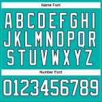 Custom Name and Number Aqua White-Navy Hockey Jersey with Lace Neck - Personalized Team Gear Personalized Aqua White-Navy