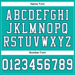 Custom Name Number Authentic Football Jersey - Personalized Aqua White Navy Mesh Personalized Aqua White-Navy Mesh Authentic