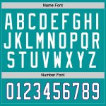 Custom Name and Number Aqua White-Purple Hockey Jersey - Personalized Team Jersey Personalized Aqua White-Purple Hockey Jersey