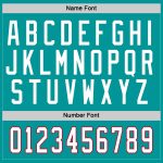 Personalized Hockey Jersey - Aqua White Red Design for Fans and Players Personalized Aqua White-Red Hockey Jersey