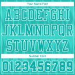 Personalized Aqua White Basketball Jersey Suit Round Neck Sublimation 2 Personalized Aqua White Round Neck Sublimation Basketball