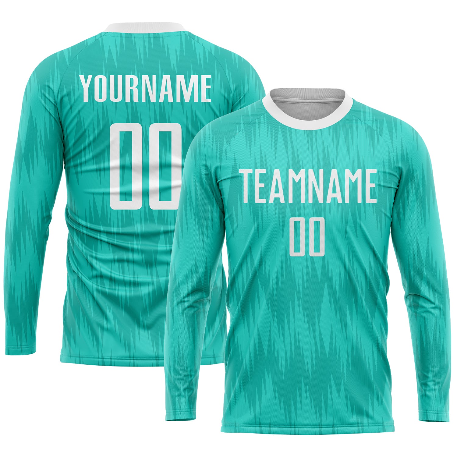 Personalized Soccer Jersey Aqua White Sublimation Uniform for Kids and Adults Personalized Aqua White Sublimation Soccer - Image 3