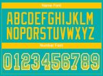 Personalized Aqua Yellow White Drift Fashion Football Jersey - Custom Mesh Team Apparel Personalized Aqua Yellow-White Mesh