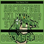 Personalized 3D Crocodile Performance T-Shirt in Aurora Green Black-Cream Personalized Aurora Green Black-Cream 3D Crocodile